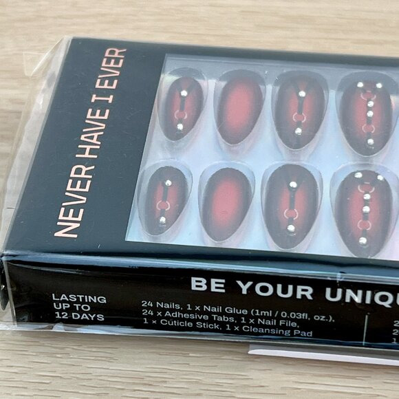 NWT Never Have I Ever Press On Nails in "Strap Tease" / Whimsigoth / Maximalism - Picture 5 of 8